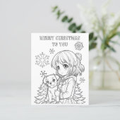 Papier de Noël Color Me pour enfants (Debout devant)