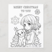 Papier de Noël Color Me pour enfants (Devant)