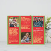 Papier 🎄 de Noël de famille ✨ Bulletin photo (Debout devant)