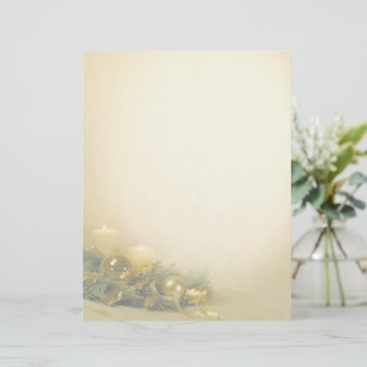papier de Noël en-tête (Debout devant)