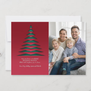 Papier de Noël Style photo Carte de voeux