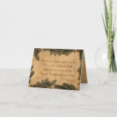 Papier de Noël Vintage - Carte de voeux (Devant)