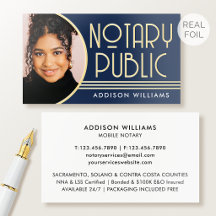 Papier de Notaire Public Luxe avec Feuille d'Or Ph