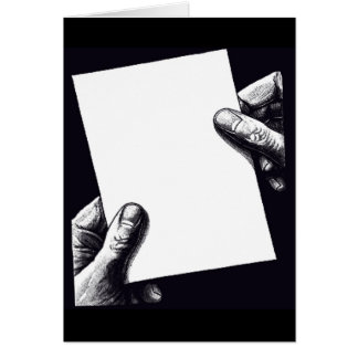 papier de note vide