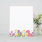 Papier de papeterie botanique (Debout devant)