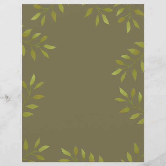 Papier de papeterie citron (Dos)