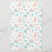 Papier de papeterie - Corail (Dos)