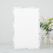 Papier de papeterie - Corail (Debout devant)