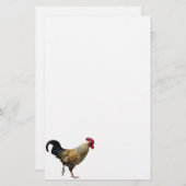 Papier de papeterie de coq (Devant / Derrière)