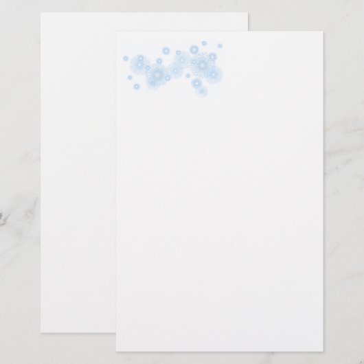 Papier de papeterie de vacances (Devant / Derrière)