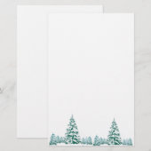 Papier de papeterie de vacances (Devant / Derrière)