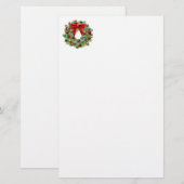 Papier de papeterie de vacances (Devant / Derrière)