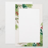 Papier de papeterie de vacances (Devant / Derrière)