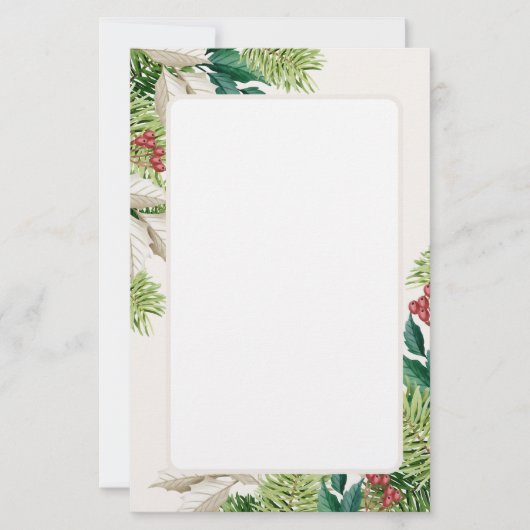 Papier de papeterie de vacances (Devant)