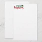 Papier de papeterie de vacances (Devant / Derrière)