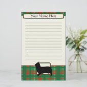 Papier de papeterie en soie de Noël (Debout devant)