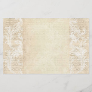Papier de papeterie feuille de musique vintage crè