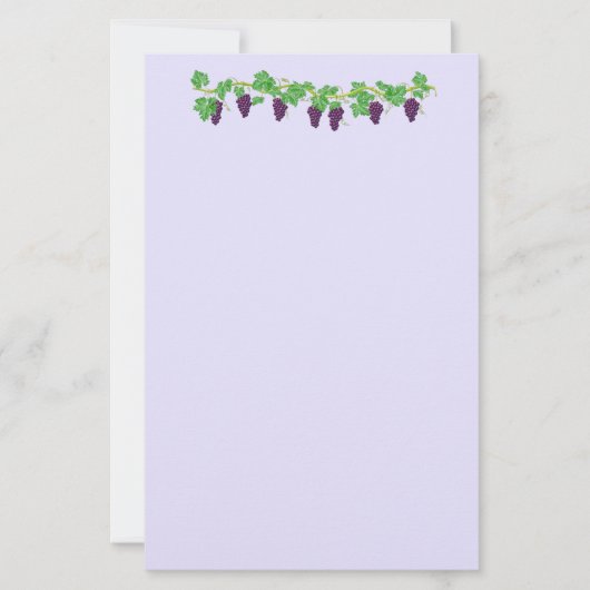 Papier de papeterie Grape Vine (Devant)