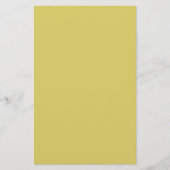 Papier de papeterie jaune chaud doux (Devant)