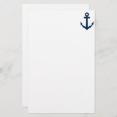 Papier de papeterie nautique pour l'écriture | anc (Devant / Derrière)