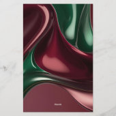 Papier de papeterie polyvalent à motif graphique é (Dos)