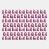 Papier de papier à envelopper de lapin de Pâques - (Devant)