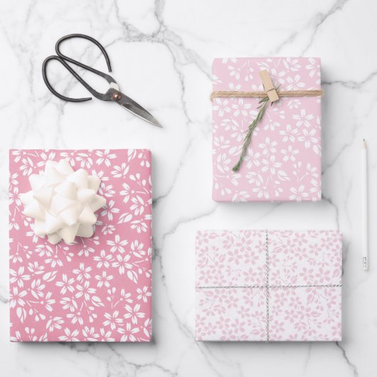 Papier de papier à envelopper SAKURA Jeu de 3 feui (Recto)