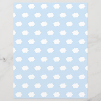 Papier de papier de maquillage Cloud blanc sur cie