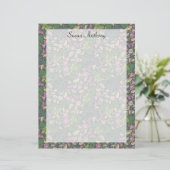 Papier de papillons violets de marguerite victorie (Debout devant)