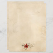 Papier de parchemin Artisan vintage Grunge (Devant / Derrière)