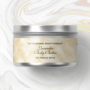 Papier de parchemin Cosmétiques Étiquette de bocal