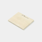 Papier de parchemin vieux Grungey Post-It Notes (Incliné)