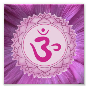 Papier de photo de chakra de couronne (satin)