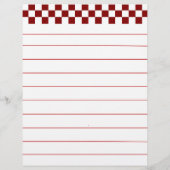 Papier de recette Recettes du cœur (Dos)