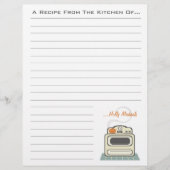 Papier de recette Retro Stove Modern Kitchen (Devant)