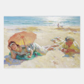 Papier de recouvrement de la plage de la femme vin (Devant 2)