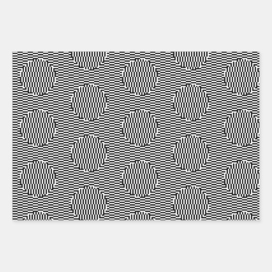 Papier de recouvrement d'illusion optique (Devant)