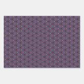 Papier de recouvrement géométrique Abstrait bleu e (Devant 2)