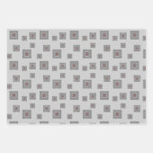 Papier de recouvrement géométrique de remplacement (Devant 3)