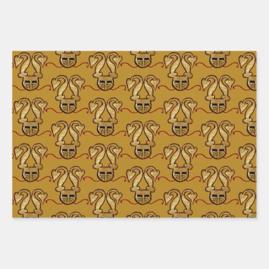 Papier de recouvrement médiéval (Devant)