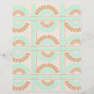 Papier de scrapbook à motif 3 couleurs :