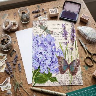 papier de scrapbook botanique