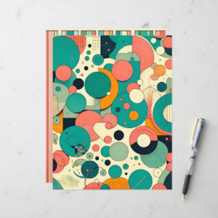 Papier de scrapbooking à motif Coucher de soleil s