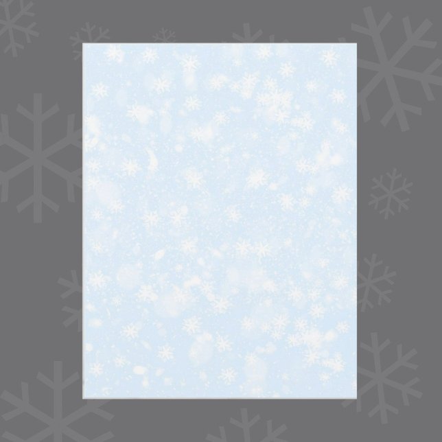 Papier de scrapbooking bleu Let It Snow (Créateur téléchargé)