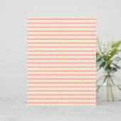 papier de scrapbooking coloré à rayures botaniques (Debout devant)