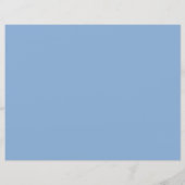 Papier de scrapbooking floral bleu (Dos)