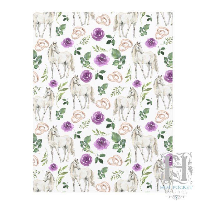 Papier de scrapbooking floral pourpre rustique équ (Créateur téléchargé)