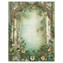 Papier de scrapbooking pour journal de junk forest