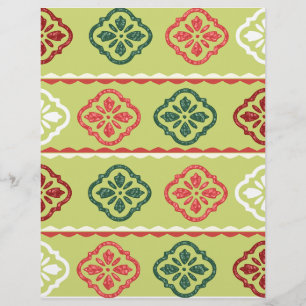 Papier de scrapbooking texturé vert