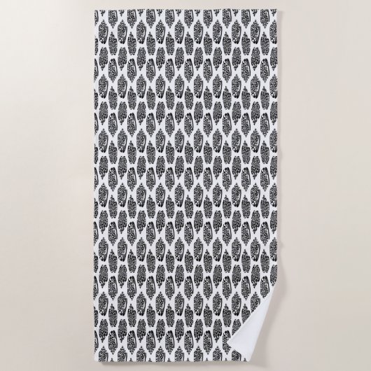 Papier de serviettes de plage (Devant)